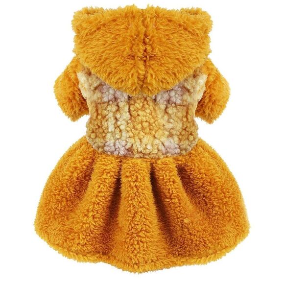 NEW Dog Sweaters Dress Hoodie Fuzzy Fleece Puppy M - Picture 2 of 9